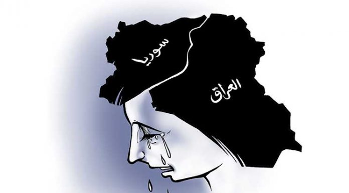 كاريكاتير: مأساة العراق وسوريا