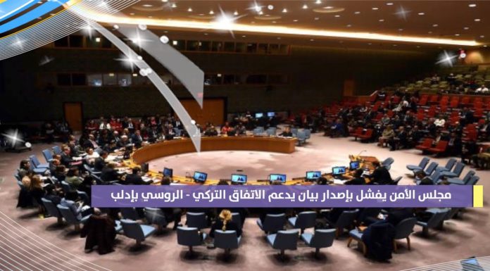 مجلس الأمن يفشل بإصدار بيان يدعم الاتفاق التركي - الروسي بإدلب